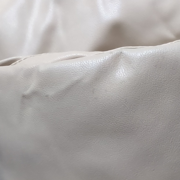 Size Medium Zara Faux Leather Puffer Jacket - Picture 5 of 5